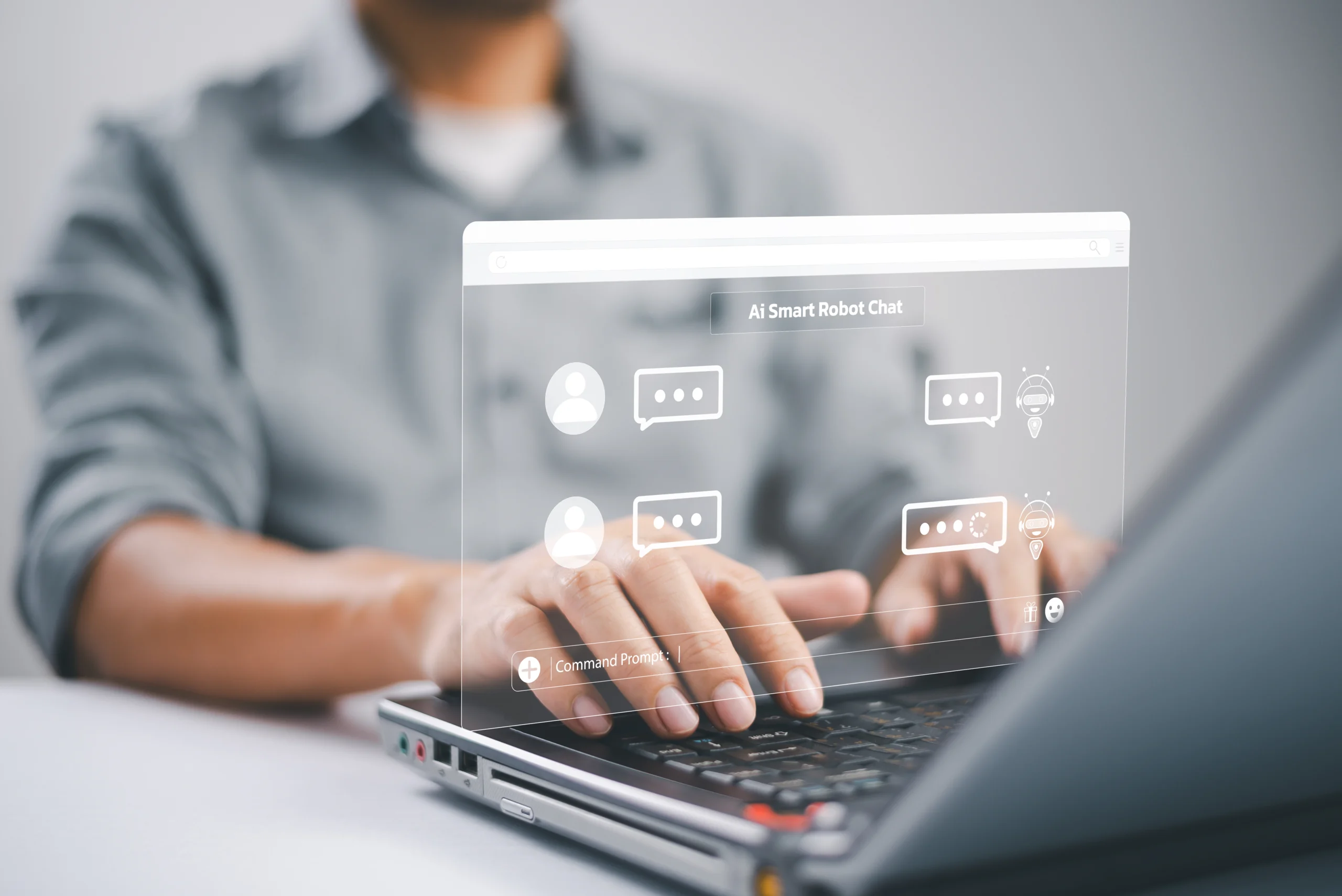 AI-assisted Web Chat